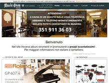 Tablet Screenshot of musicshoponline.it